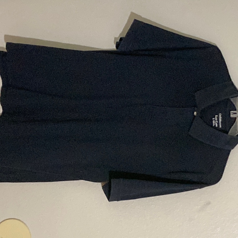 Croft&Barrow dark blue Large collar shirt.